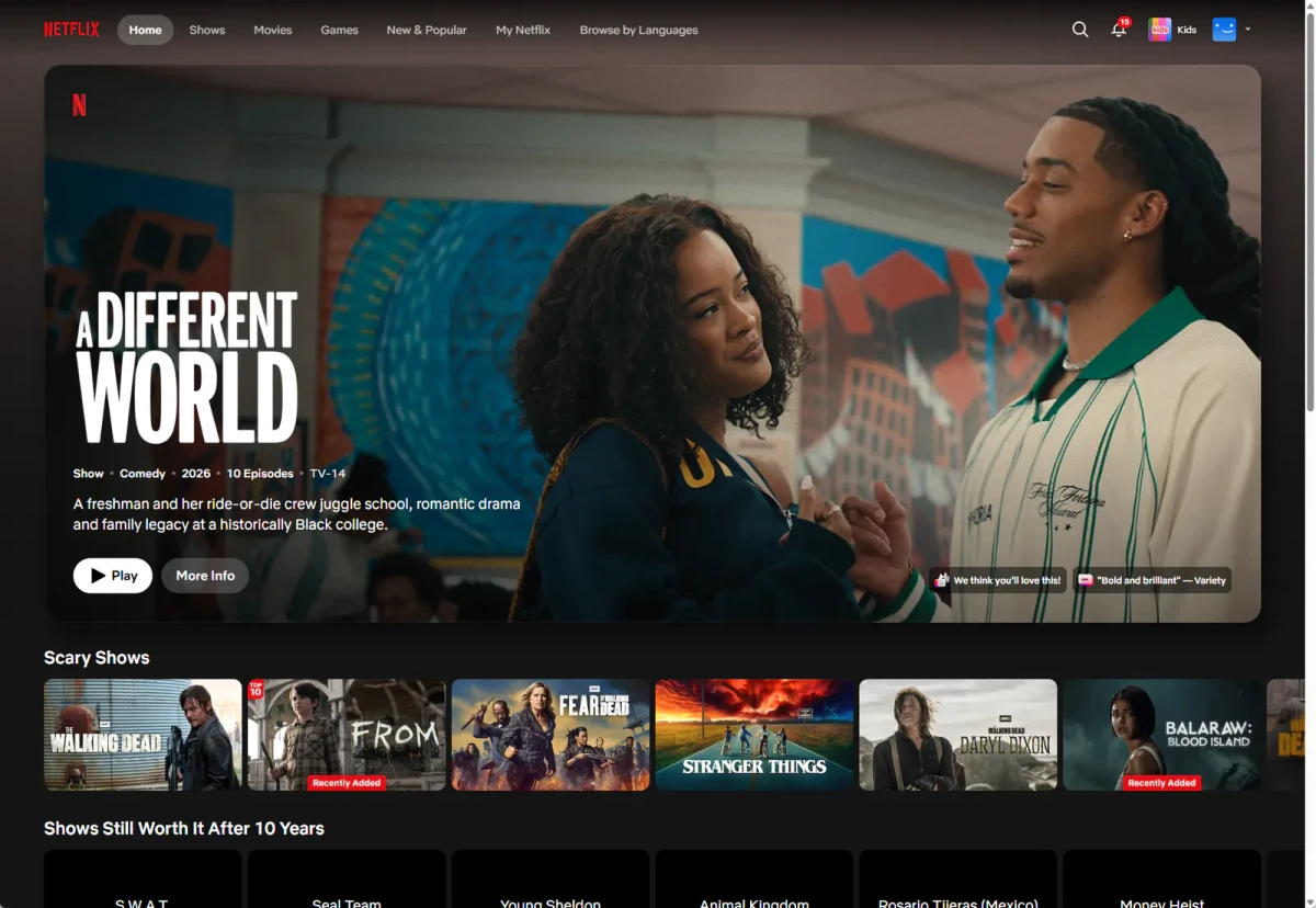 光速云 Netflix 实际播放