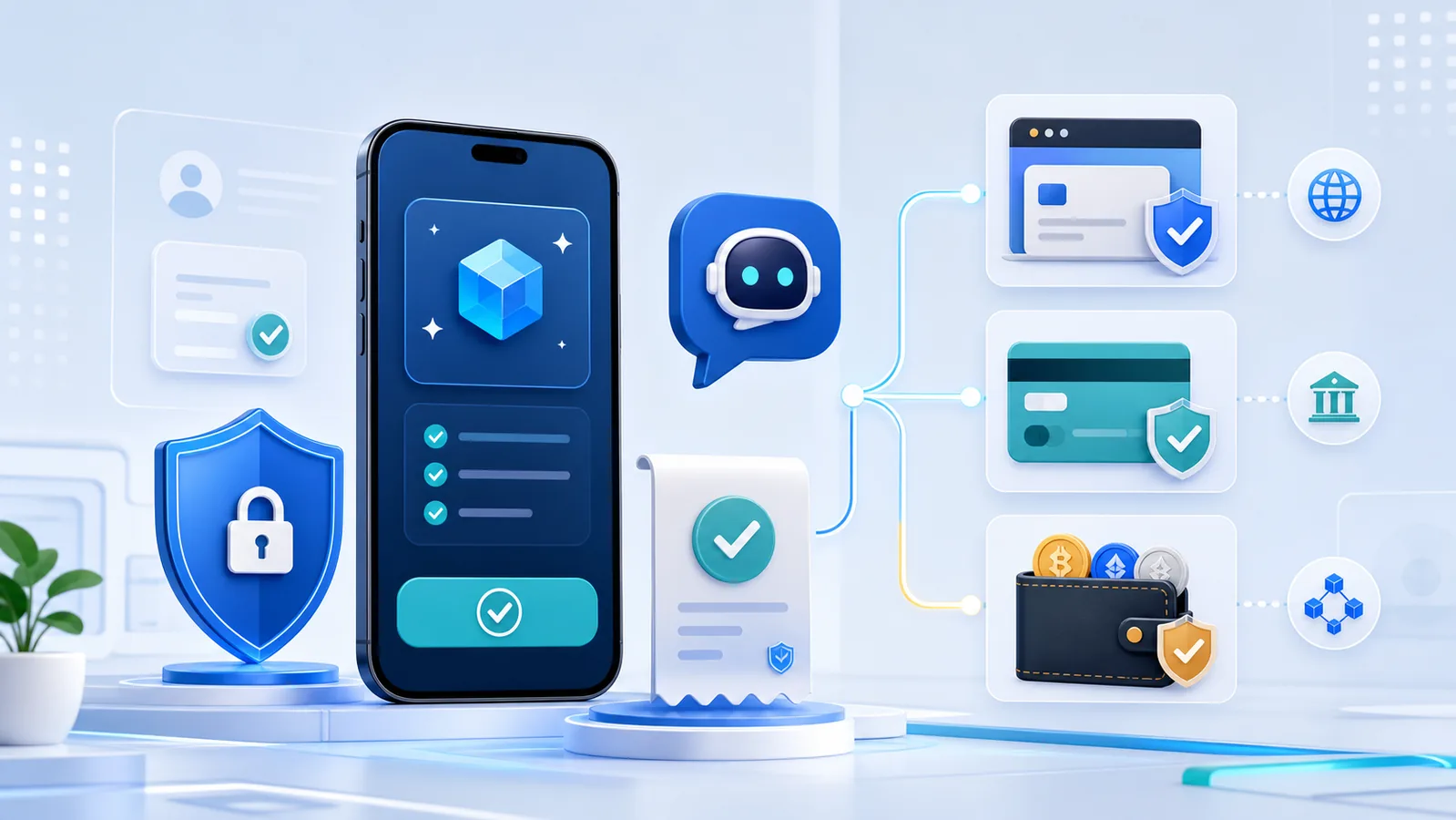AI 会员付款路径示意图：官方 App、官网账单、第三方服务与钱包支付需要分开判断